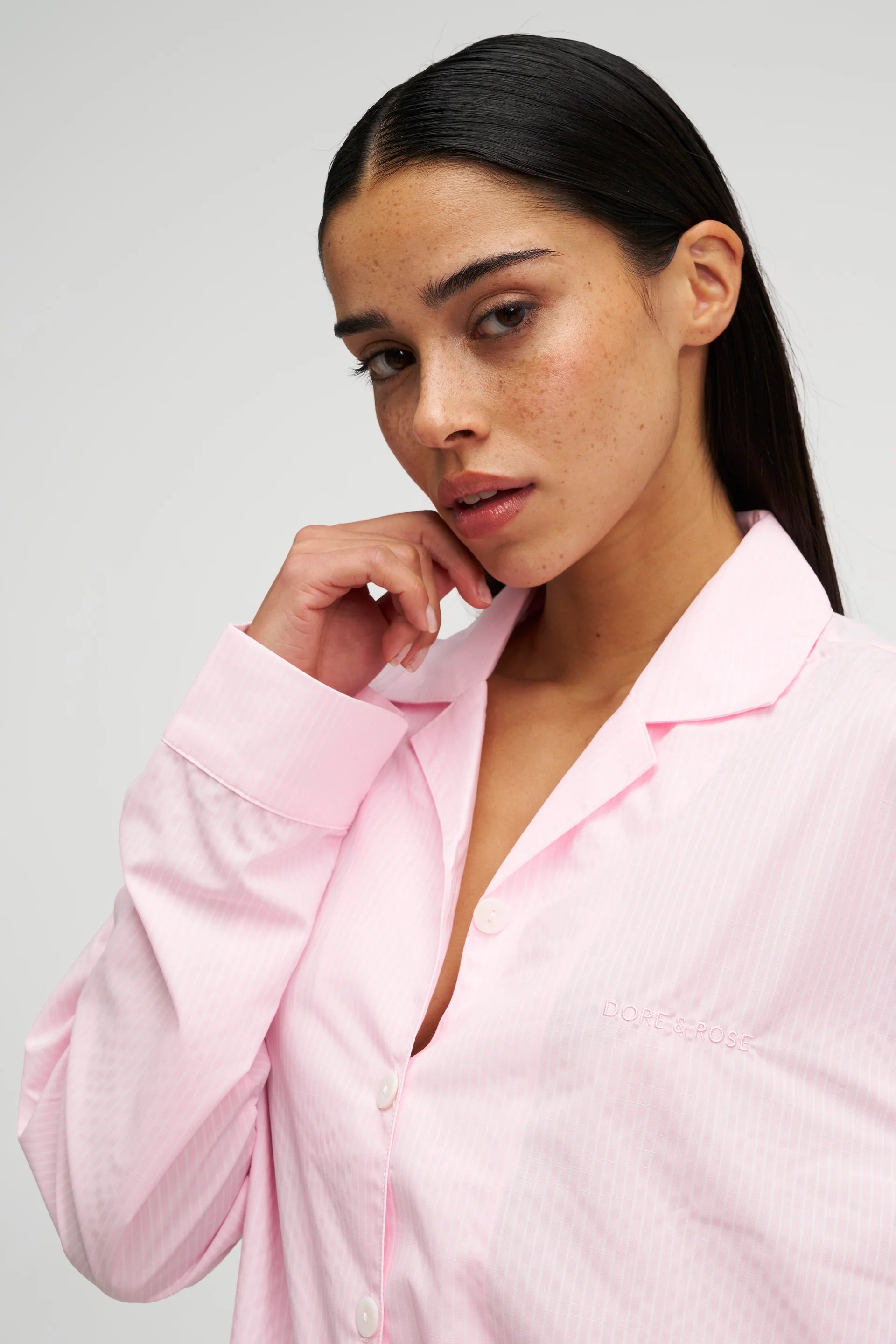 Long Premium Striped PJ Set