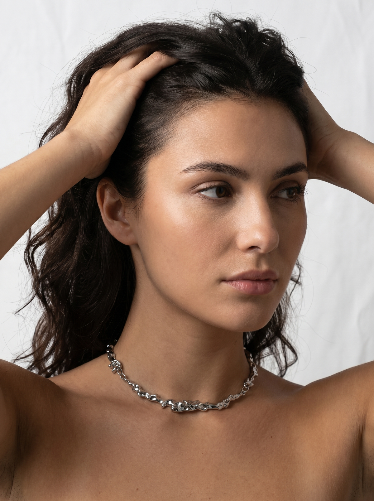 Textured Link Choker
