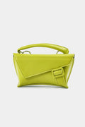 Buckled Geometric Mini Tote Bag
